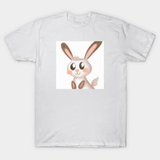 Cute Rabbit Drawing T-Shirt